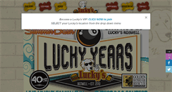 Desktop Screenshot of luckysburgerandbrew.com